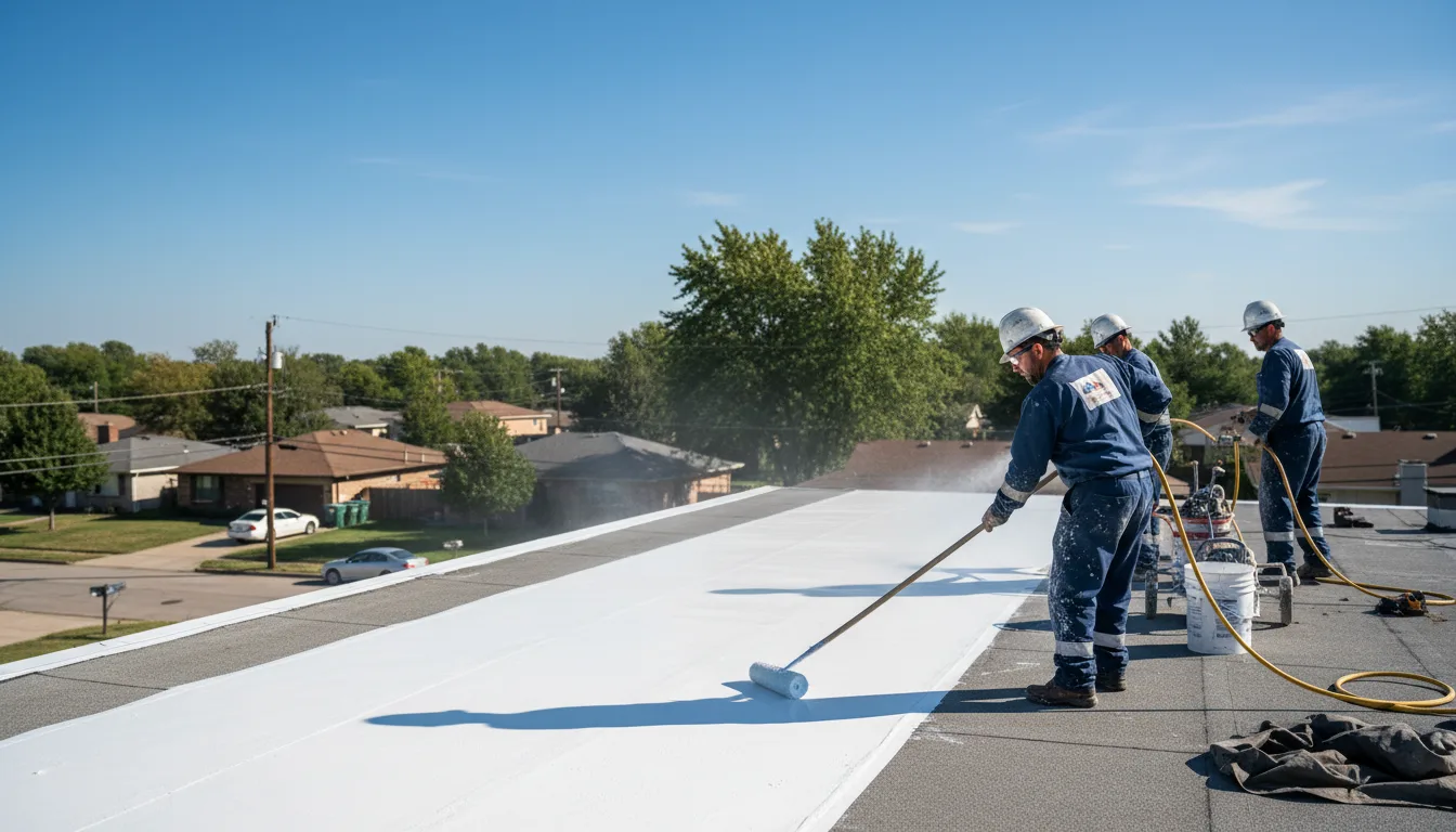 Commercial roof coating in Eagle, WI near me